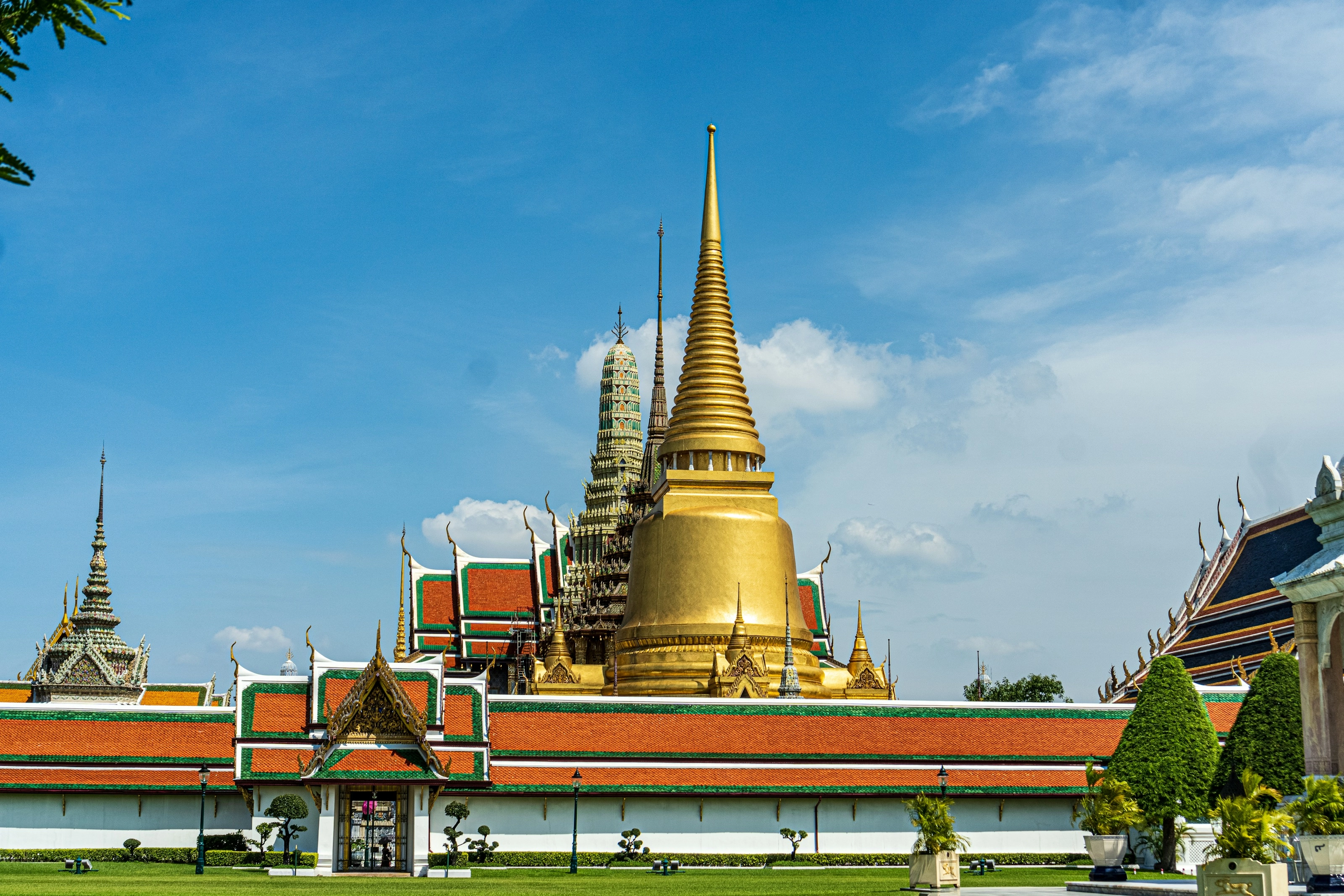 The golden chedi of the Grand Palace complex in Bangkok