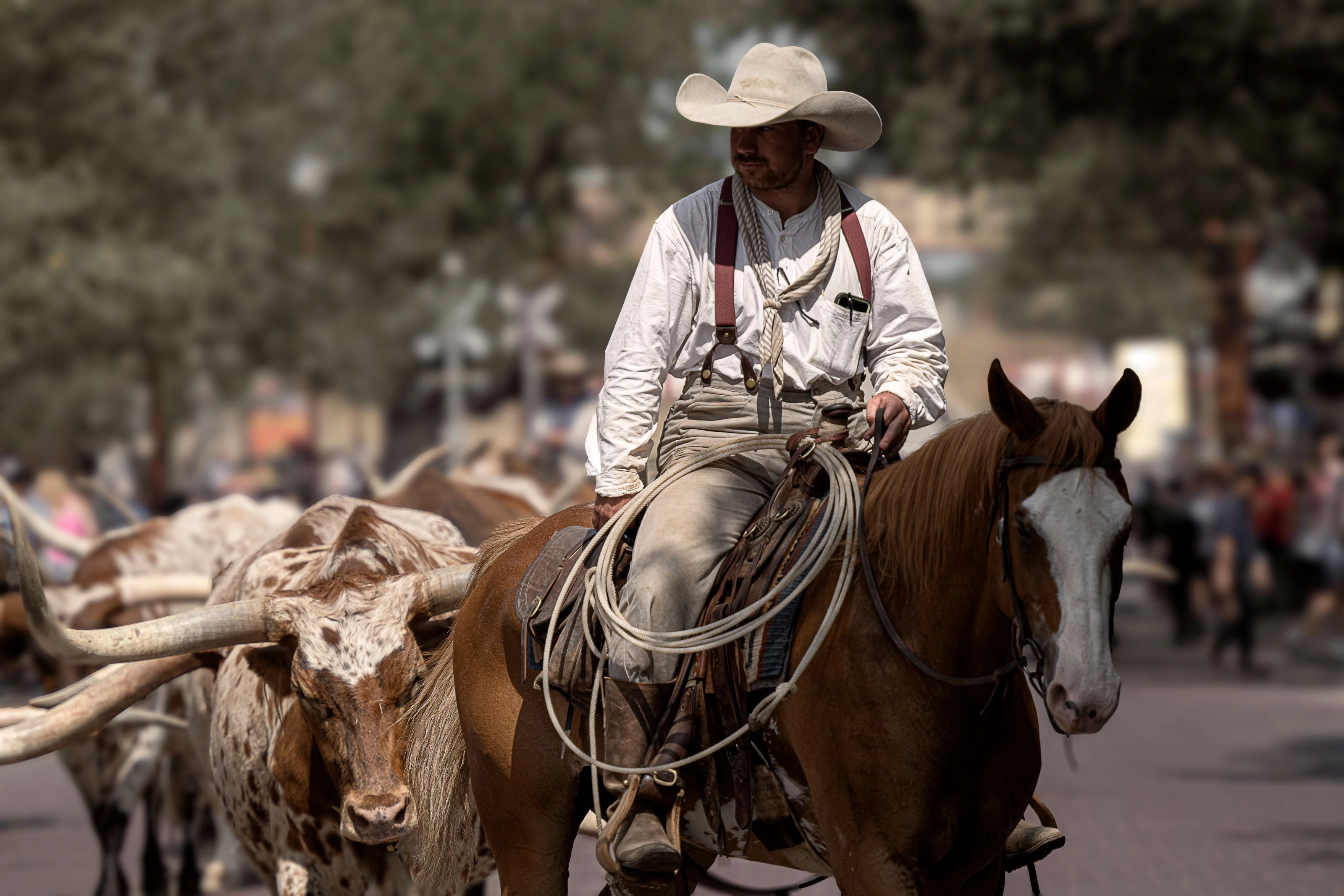 Sundance Square dans le centre-ville de Fort Worth